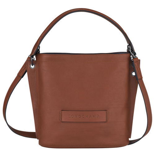 Longchamp 3D Bőr Crossbody Táska Női Barna | 42395OAVW