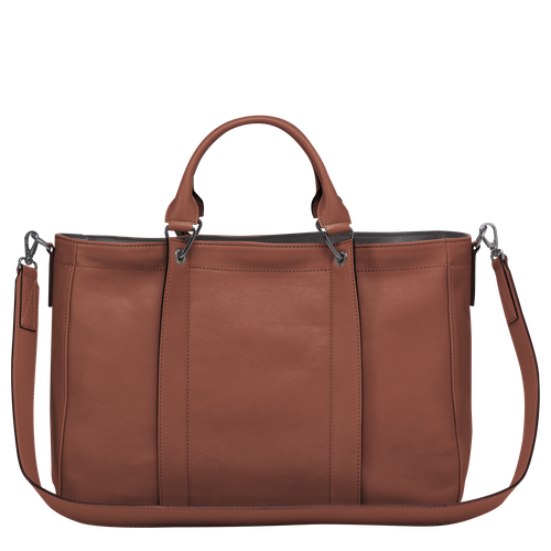 Longchamp 3D M Bőr Kézitáska Női Barna | 62851LCOQ