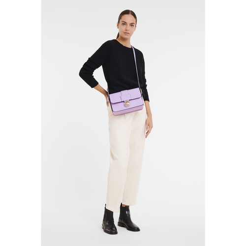 Longchamp Box-Trot M Bőr Crossbody Táska Női Lila | 67809NBUX