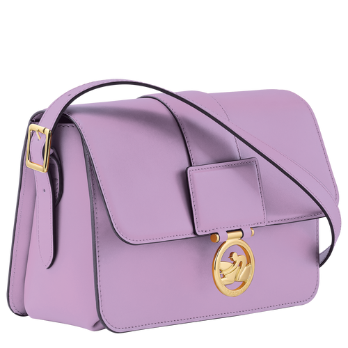 Longchamp Box-Trot M Bőr Crossbody Táska Női Lila | 67809NBUX