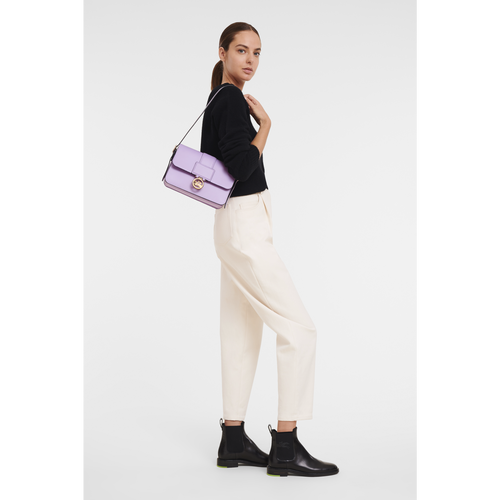 Longchamp Box-Trot M Bőr Crossbody Táska Női Lila | 67809NBUX