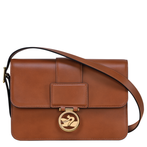 Longchamp Box-Trot M Bőr Crossbody Táska Női Barna | 76934VWHD