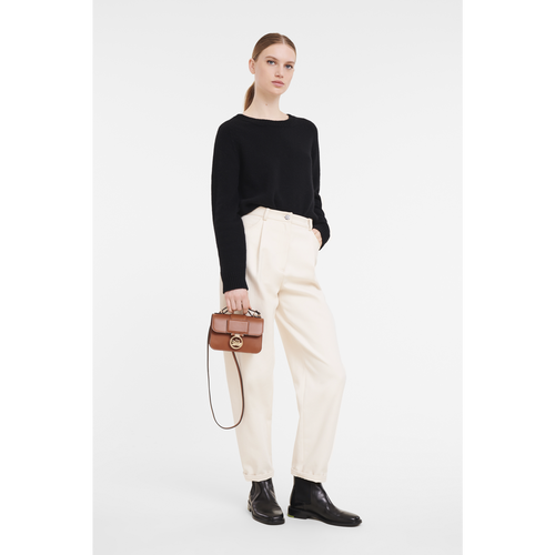 Longchamp Box-Trot XS Bőr Crossbody Táska Női Barna | 89317VHLK