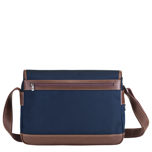 Longchamp Boxford Vászon Crossbody Táska Férfi Kék | 86935PVYN