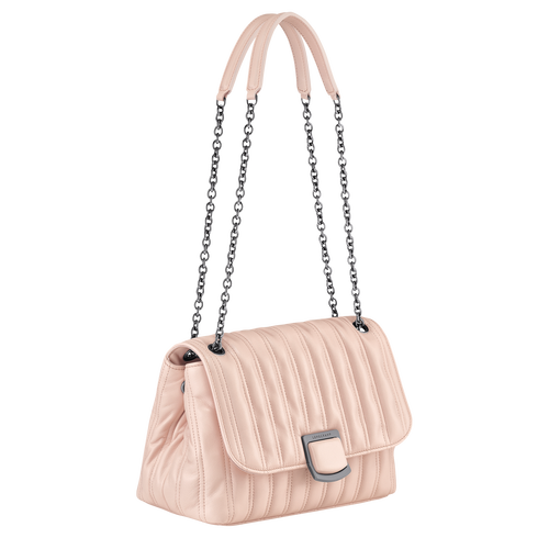 Longchamp Brioche M Bőr Crossbody Táska Női Rózsaszín | 89072RMVZ