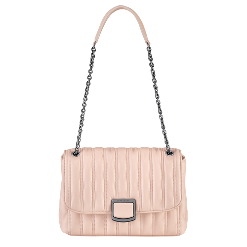 Longchamp Brioche M Bőr Crossbody Táska Női Rózsaszín | 89072RMVZ