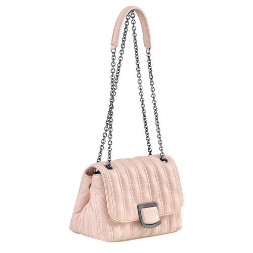 Longchamp Brioche S Bőr Crossbody Táska Női Rózsaszín | 54073SCRH