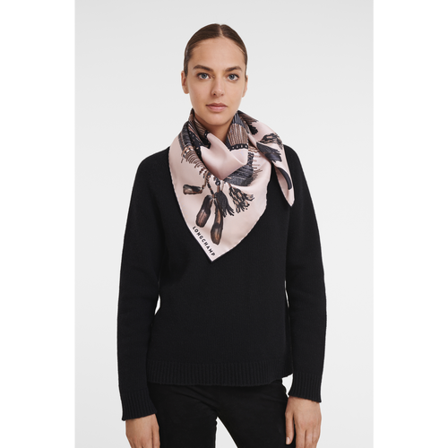 Longchamp Fall-Téli 2022 Kollekciók Silk Silk Scarves Női Narancssárga | 47130ADVW