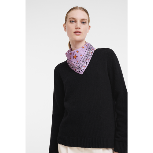 Longchamp Fall-Téli 2022 Kollekciók Silk Silk Scarves Női Lila | 51463YNCH