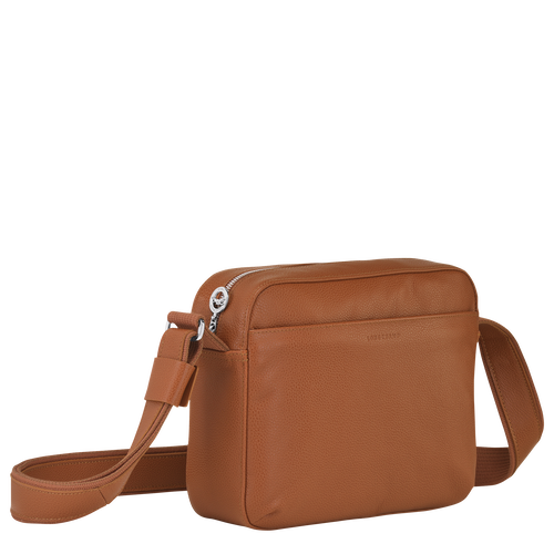 Longchamp Le Foulonné Bőr Crossbody Táska Férfi Barna | 20195VJER