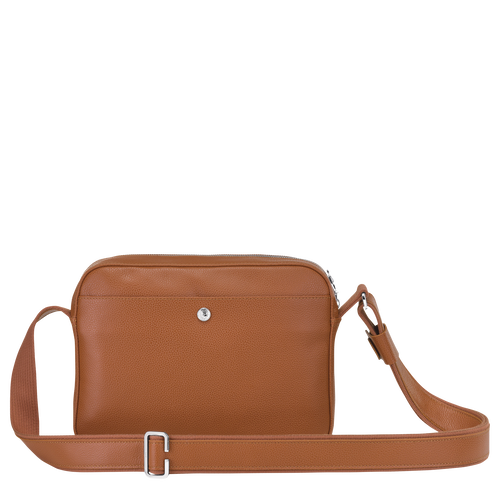 Longchamp Le Foulonné Bőr Crossbody Táska Férfi Barna | 20195VJER