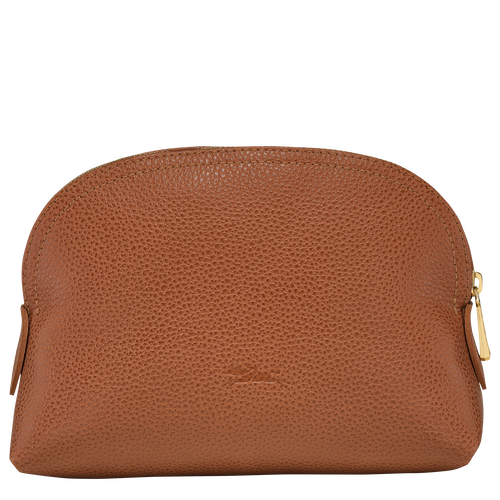 Longchamp Le Foulonné Bőr Pouches Férfi Barna | 03146INFH