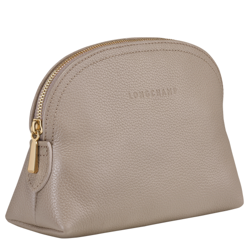 Longchamp Le Foulonné Bőr Pouches Férfi Szürke | 32590ZBNH