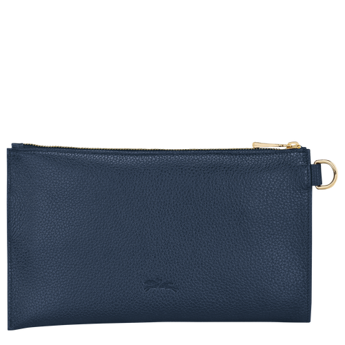 Longchamp Le Foulonné Bőr Pouches Férfi Kék | 50163KJPI