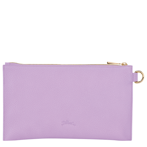 Longchamp Le Foulonné Bőr Pouches Férfi Lila | 59831KDJR