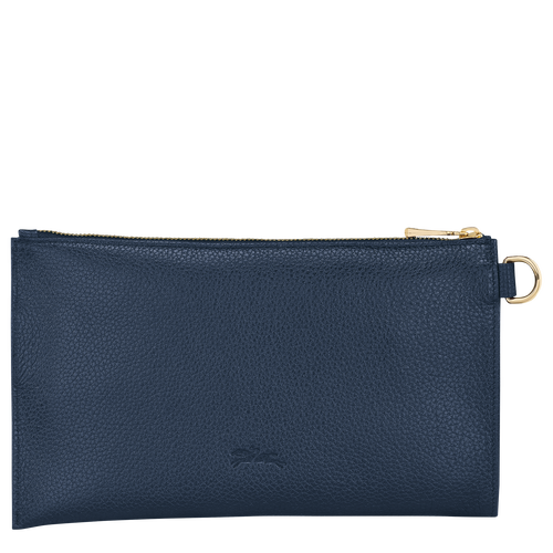 Longchamp Le Foulonné Bőr Pouches Női Kék | 06253UMLK