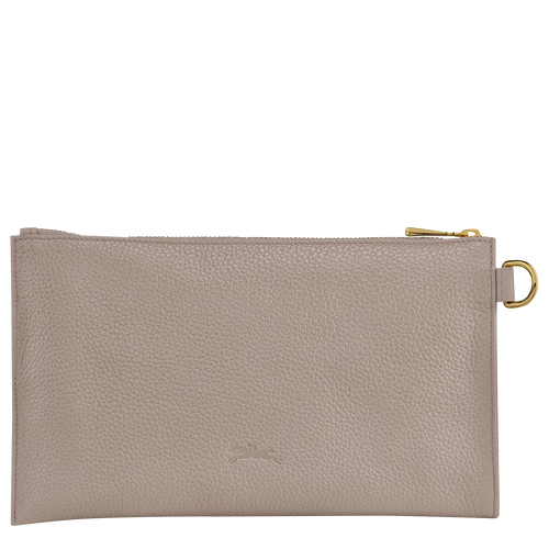 Longchamp Le Foulonné Bőr Pouches Női Szürke | 69453XFDQ