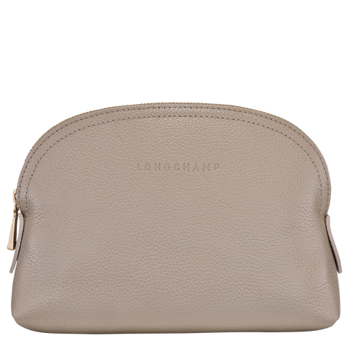 Longchamp Le Foulonné Bőr Pouches Női Szürke | 85072PSNC