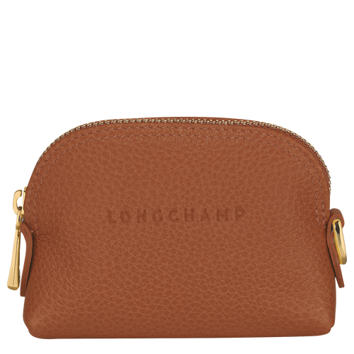 Longchamp Le Foulonné Bőr Érme Pénztárca Női Barna | 32186GCED