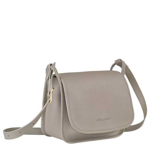 Longchamp Le Foulonné M Bőr Crossbody Táska Női Szürke | 51637ZLSN