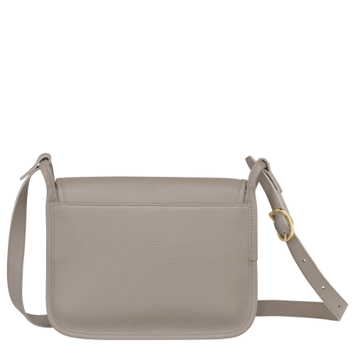 Longchamp Le Foulonné M Bőr Crossbody Táska Női Szürke | 51637ZLSN