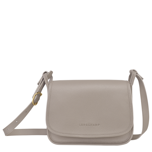 Longchamp Le Foulonné M Bőr Crossbody Táska Női Szürke | 51637ZLSN