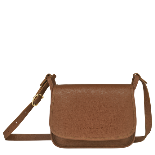 Longchamp Le Foulonné M Bőr Crossbody Táska Női Barna | 64382ZIBN