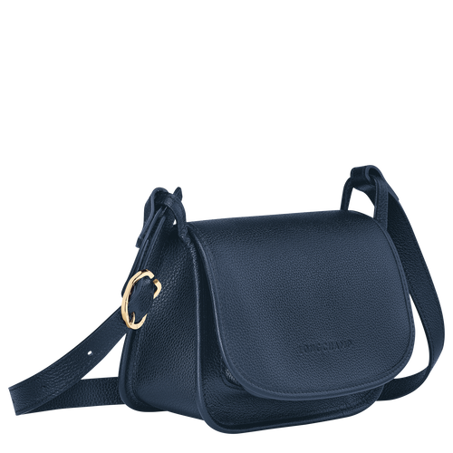 Longchamp Le Foulonné S Bőr Crossbody Táska Női Kék | 25879XTQB