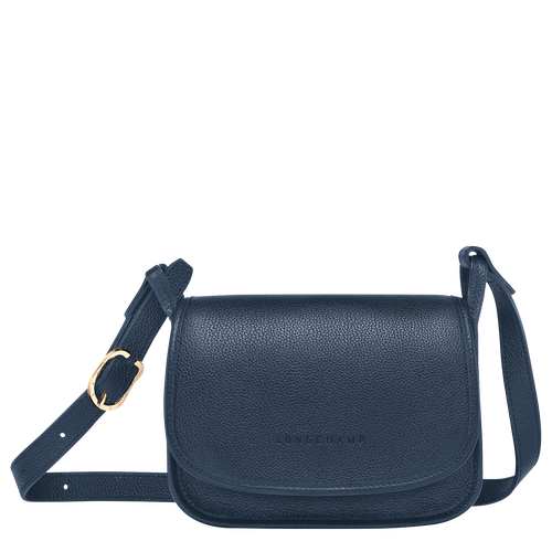 Longchamp Le Foulonné S Bőr Crossbody Táska Női Kék | 25879XTQB