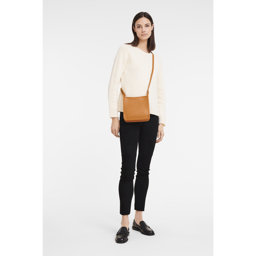 Longchamp Le Foulonné S Bőr Crossbody Táska Női Narancssárga | 41607MXHV