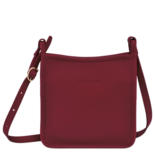 Longchamp Le Foulonné S Bőr Crossbody Táska Női Piros | 53914APOZ