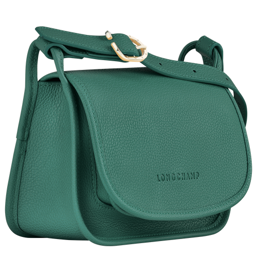 Longchamp Le Foulonné S Bőr Crossbody Táska Női Zöld | 67845BUZW