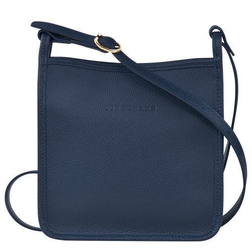 Longchamp Le Foulonné S Bőr Crossbody Táska Női Kék | 73041DXJQ