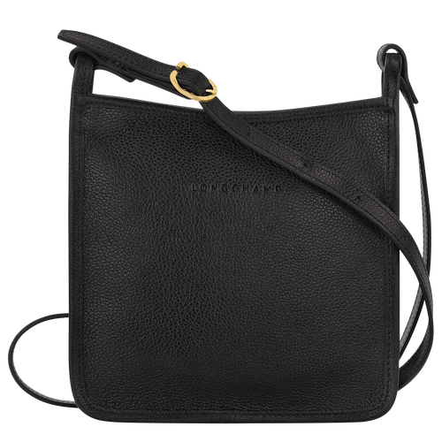 Longchamp Le Foulonné S Bőr Crossbody Táska Női Fekete | 82790QUGI