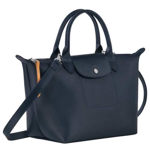 Longchamp Le Pliage City S Vászon Kézitáska Női Kék | 64108HYEM