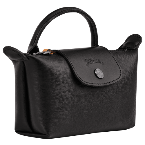 Longchamp Le Pliage City Vászon Pouches Női Fekete | 40586AMEH