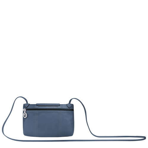 Longchamp Le Pliage Cuir Bőr Crossbody Táska Női Kék | 65839VBHA