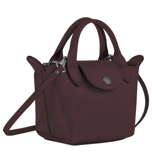 Longchamp Le Pliage Cuir Bőr Crossbody Táska Női Piros | 95361UOQH