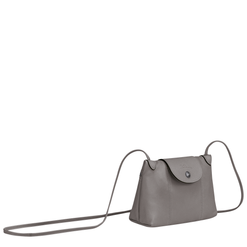 Longchamp Le Pliage Cuir Bőr Crossbody Táska Női Szürke | 96281CKRZ