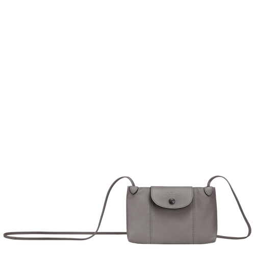 Longchamp Le Pliage Cuir Bőr Crossbody Táska Női Szürke | 96281CKRZ