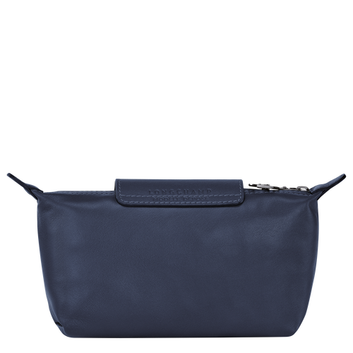 Longchamp Le Pliage Cuir Bőr Pouches Női Kék | 25967WSEH