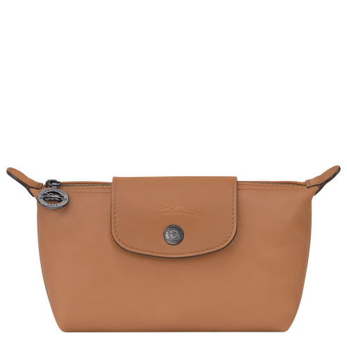 Longchamp Le Pliage Cuir Bőr Pouches Női Bézs | 58392PFOK