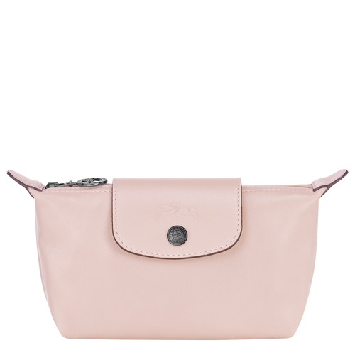 Longchamp Le Pliage Cuir Bőr Pouches Női Rózsaszín | 81247GFXU