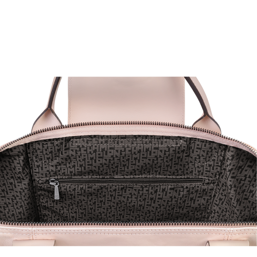 Longchamp Le Pliage Cuir M Bőr Kézitáska Férfi Rózsaszín | 47398ZBLR