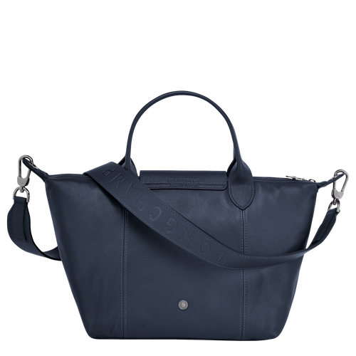 Longchamp Le Pliage Cuir S Bőr Kézitáska Női Kék | 56194VLHF