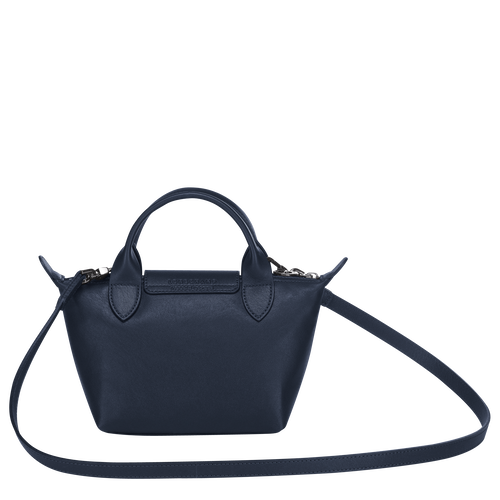 Longchamp Le Pliage Cuir XS Bőr Mini Táska Női Kék | 27043ZJDE