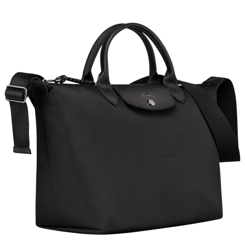 Longchamp Le Pliage Energy M Vászon, Recycled canvas Kézitáska Női Fekete | 04719UHWB