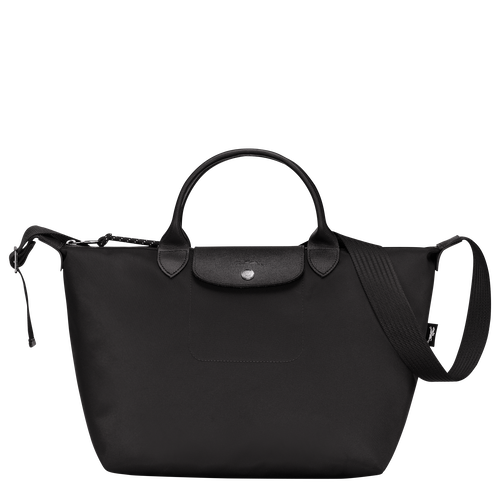 Longchamp Le Pliage Energy M Vászon, Recycled canvas Kézitáska Női Fekete | 04719UHWB