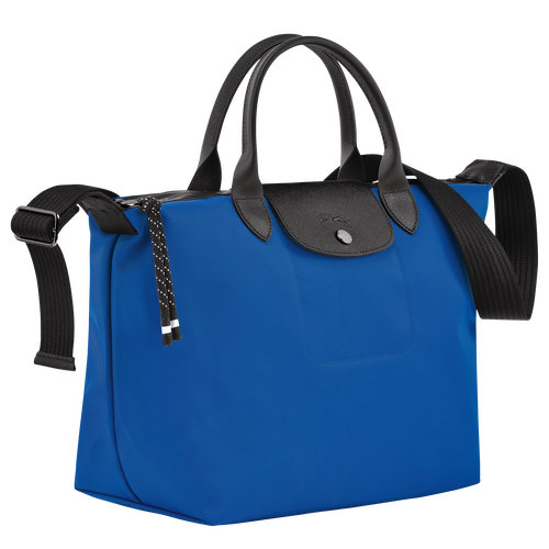 Longchamp Le Pliage Energy M Vászon, Recycled canvas Kézitáska Férfi Kék | 94561NMUY