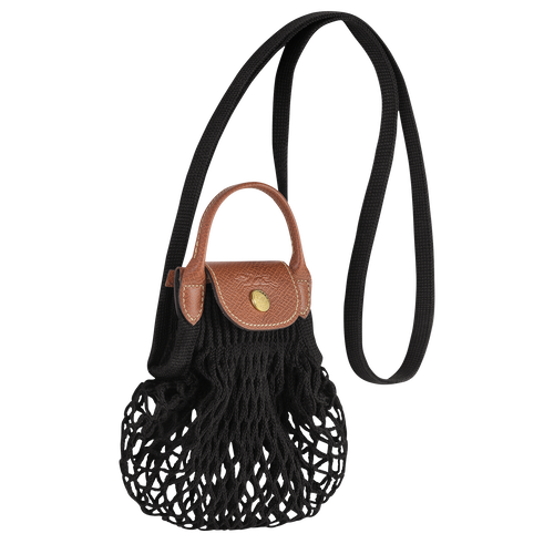 Longchamp Le Pliage Filet XS Vászon Pouches Női Fekete | 07421DPEO